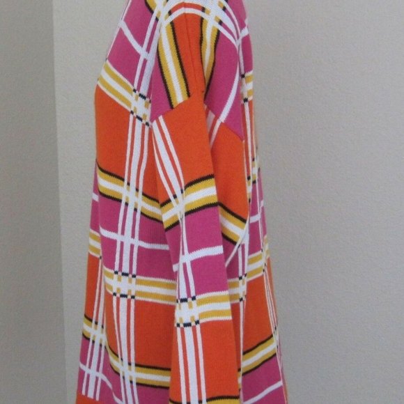 VINTAGE 80s BAGGY MULTI-COLORED STRIPED ACRYLIC SWEATER by FASHION FORMU… - Picture 3 of 5